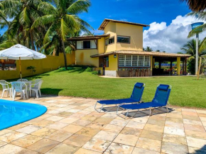 Casa à Beira Mar, piscina e 4 suítes na praia de Ipioca-Maceió-AL - Vila Ipioca